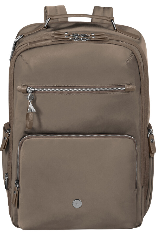 mochila karissa evo 15.6 marrom noz