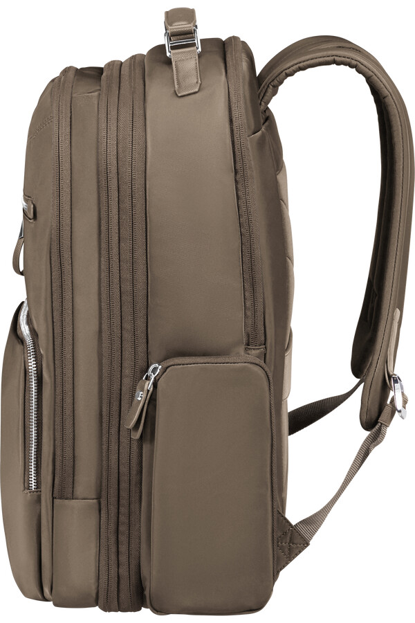 mochila karissa evo 15.6 marrom noz